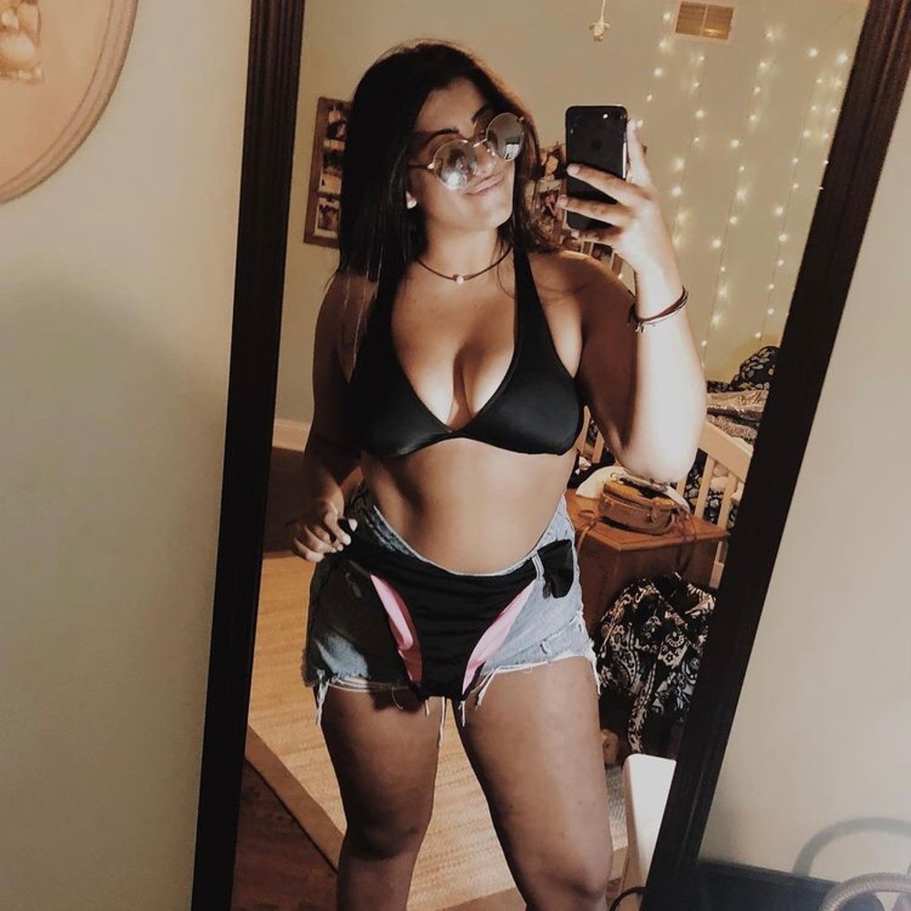 Black & Pink VICTORIA’S SECRET bathing suit bottom